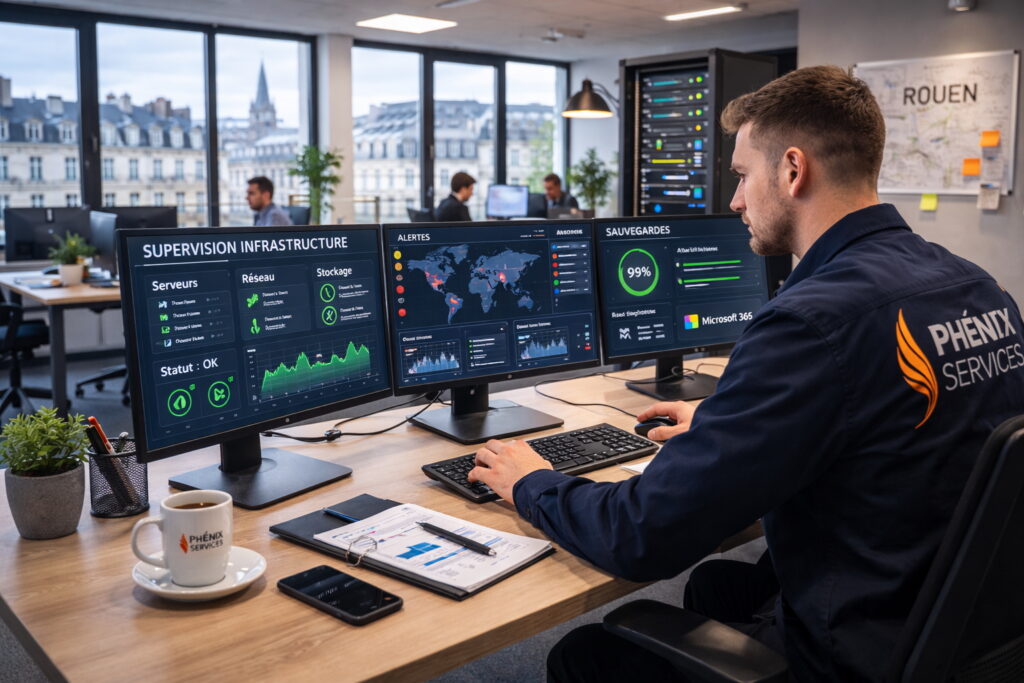 Infogérance informatique à Rouen : quel rôle pour les PME et comment ça fonctionne